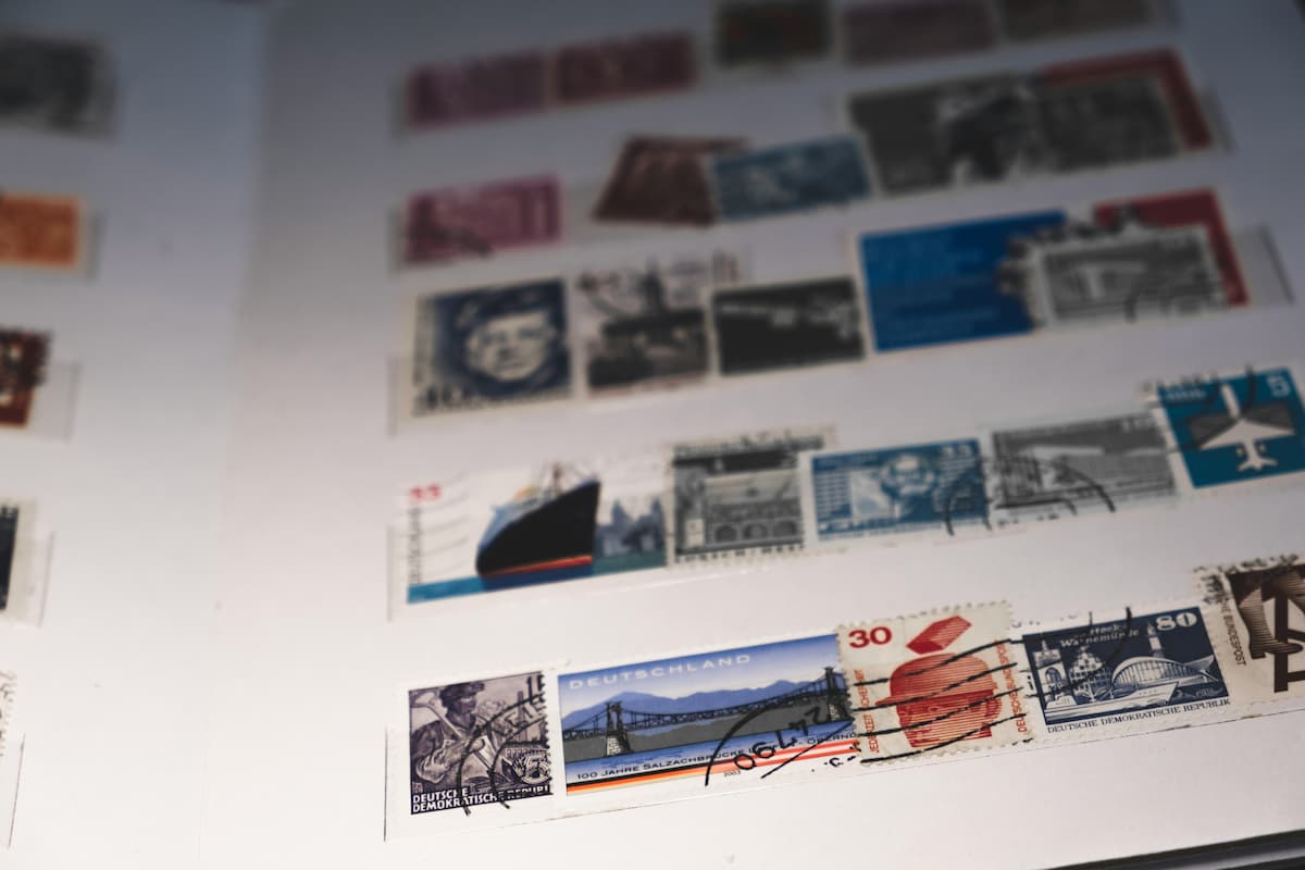 Print marketing postage sheets with stamps